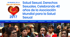 Desktop Screenshot of diamundialsaludsexual.org